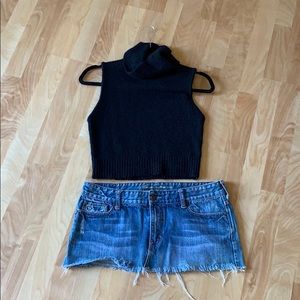 Abercrombie jean skirt